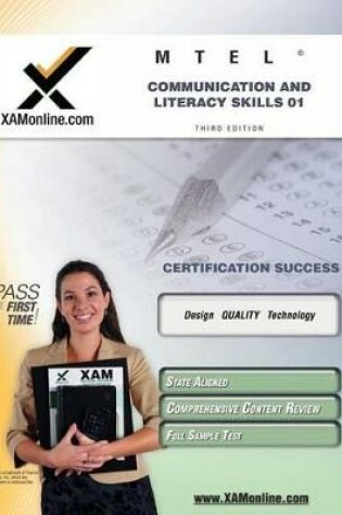 Cover of MTEL Communication and Literacy Skills 01 Teacher Certification Test Prep Study Guide