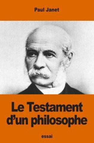 Cover of Le Testament d'un philosophe