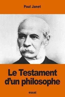 Book cover for Le Testament d'un philosophe