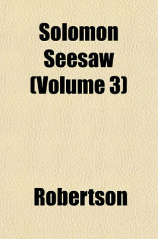 Cover of Solomon Seesaw (Volume 3)