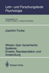 Book cover for Wissen über dynamische Systeme: Erwerb, Repräsentation und Anwendung