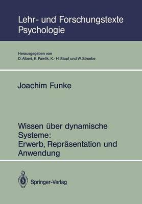 Cover of Wissen über dynamische Systeme: Erwerb, Repräsentation und Anwendung