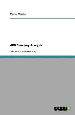 Book cover for ABB Ltd. Company Analysis