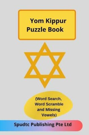 Cover of Yom Kippur Puzzle Book (Word Search, Word Scramble and Missing Vowels)