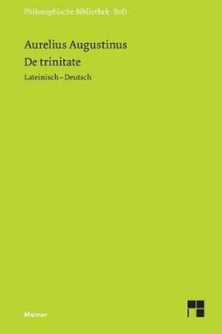 Cover of De trinitate