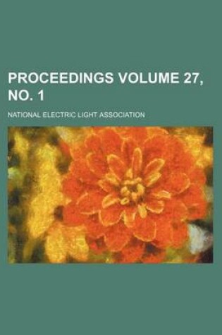 Cover of Proceedings Volume 27, No. 1