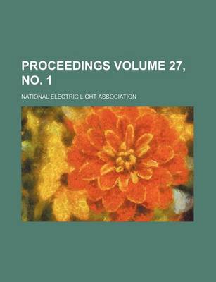 Book cover for Proceedings Volume 27, No. 1