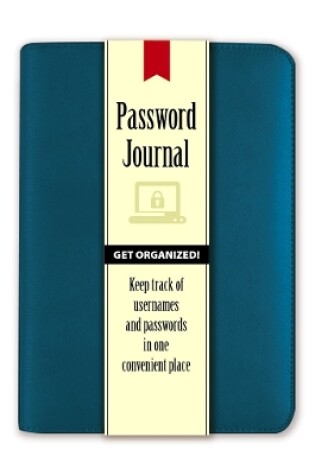 Cover of Password Journal: Caribbean Blue
