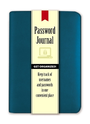 Book cover for Password Journal: Caribbean Blue