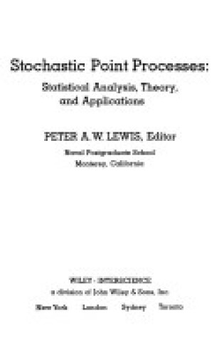 Cover of Stochastic Point Processes