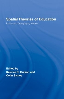 Cover of Spatial Theories of Education