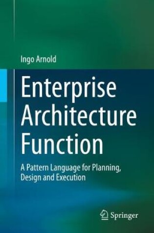 Cover of Enterprise Architecture Function