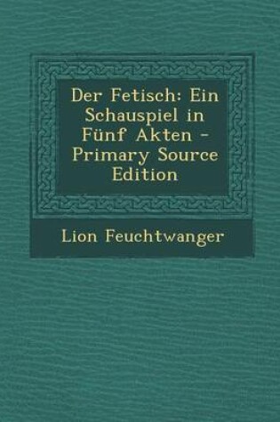 Cover of Der Fetisch