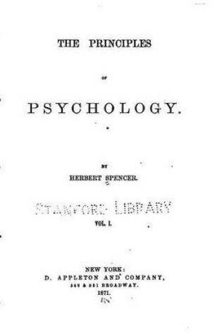 Cover of The Principles of Psychology - Vol. I