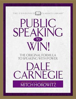 Book cover for Public Speaking to Win