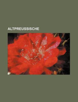 Book cover for Altpreussische