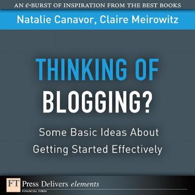 Book cover for Thinking of Blogging?