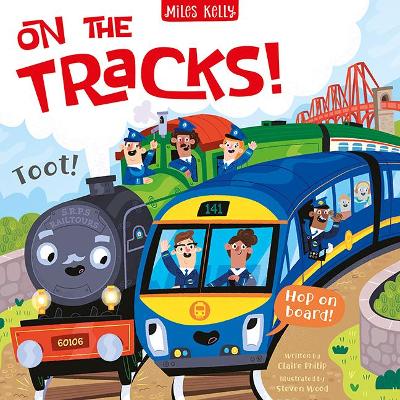 Book cover for On the Tracks!