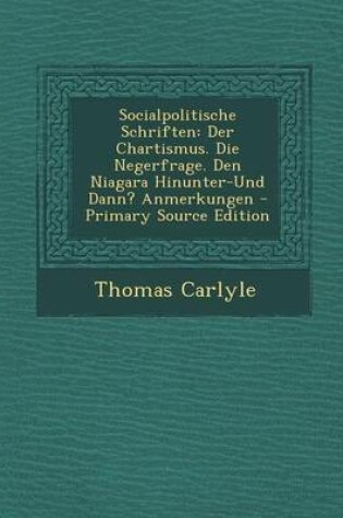 Cover of Socialpolitische Schriften