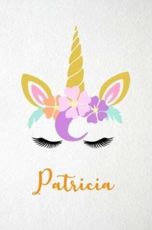 Cover of Patricia A5 Lined Notebook 110 Pages