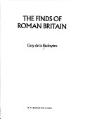 Book cover for The Finds of Roman Britain