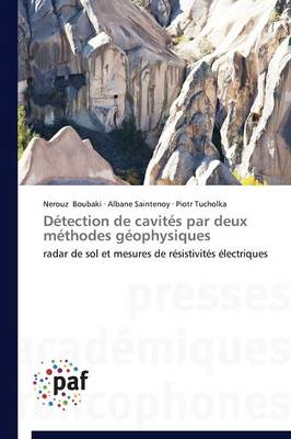 Book cover for Detection de Cavites Par Deux Methodes Geophysiques