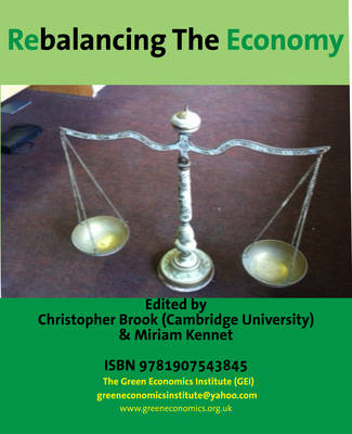 Book cover for Rebalancing the Economy