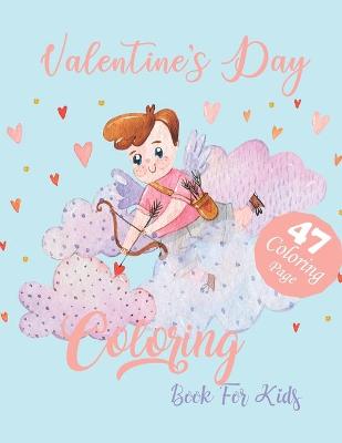 Book cover for Valentine's Day Activity and Coloring Book for Kids