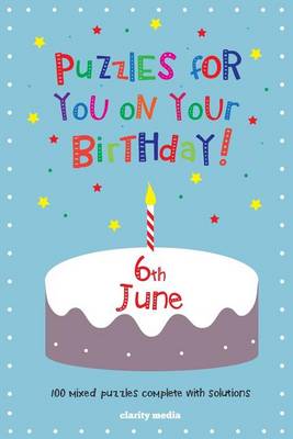 Book cover for Puzzles for you on your Birthday - 6th June