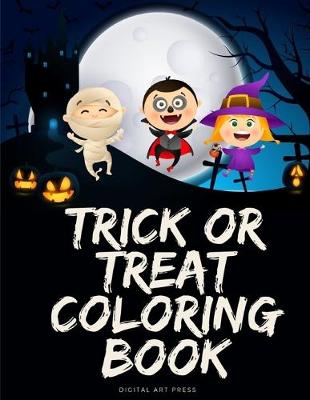 Book cover for Trick Or Treat Coloring Book