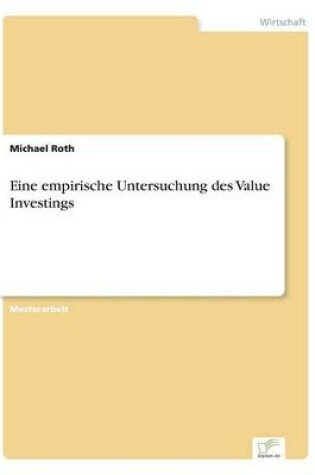 Cover of Eine empirische Untersuchung des Value Investings