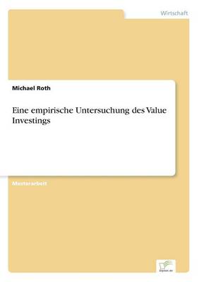 Book cover for Eine empirische Untersuchung des Value Investings