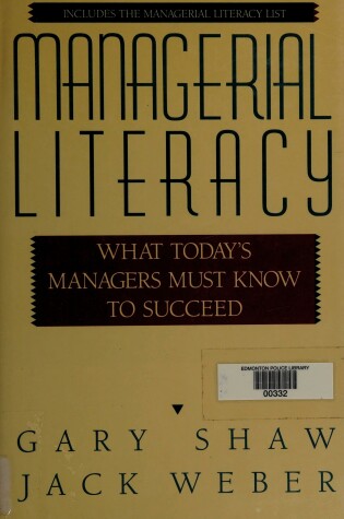 Cover of Managerial Literacy