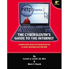 Book cover for The Cybersleuth's Guide to the Internet