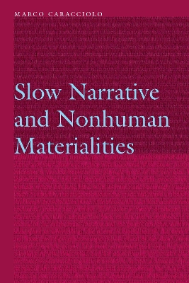 Book cover for Slow Narrative and Nonhuman Materialities