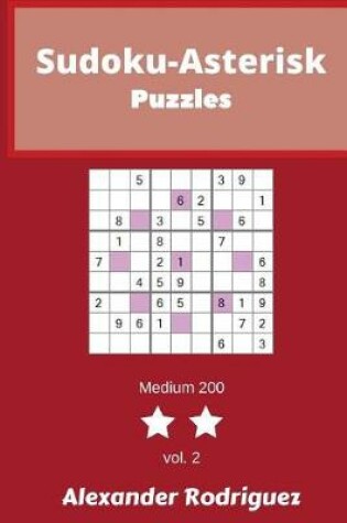 Cover of Sudoku-Asterisk Puzzles - Medium 200 vol. 2