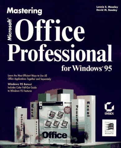 Book cover for Mastering Microsoft Office Professional for Windows 95