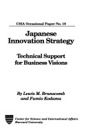 Book cover for Japanese Innovation Strategies