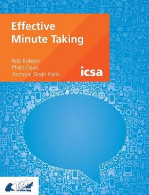 Book cover for Effective Minute Taking