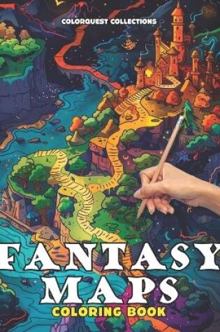 Cover of Fantasy Maps Coloring Book