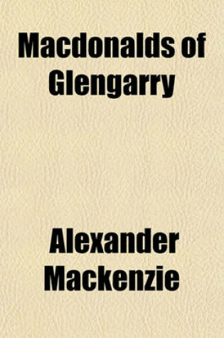 Cover of Macdonalds of Glengarry