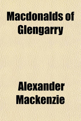 Book cover for Macdonalds of Glengarry