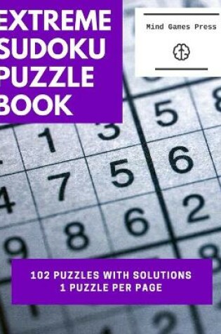 Cover of Extreme Sudoku Puzzle Book