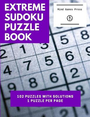 Book cover for Extreme Sudoku Puzzle Book