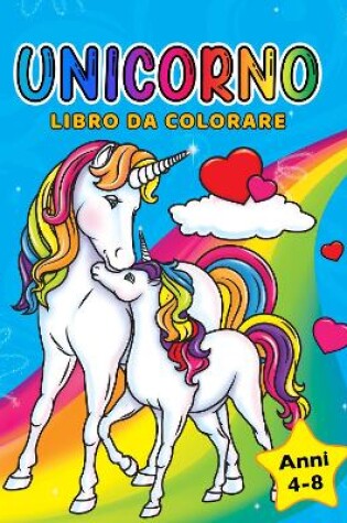 Cover of Unicorno libro da colorare