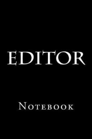 Cover of Editor