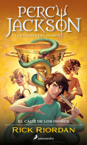 Book cover for Percy Jackson y el cáliz de los dioses / The Chalice of the Gods