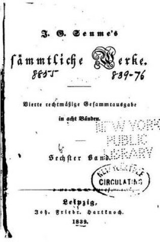 Cover of Sammtliche Werke