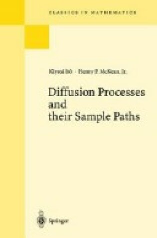 Cover of Diffusion Processes & Their Sample Paths