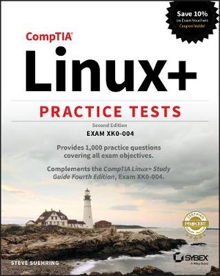 Book cover for CompTIA Linux+ Practice Tests